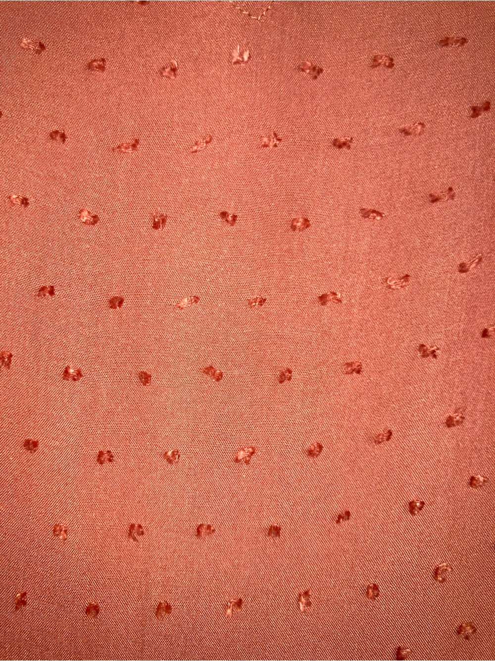 tea n rose Rust-Red Swiss Dot Tiered Maxi Dress - Picture 9 of 9